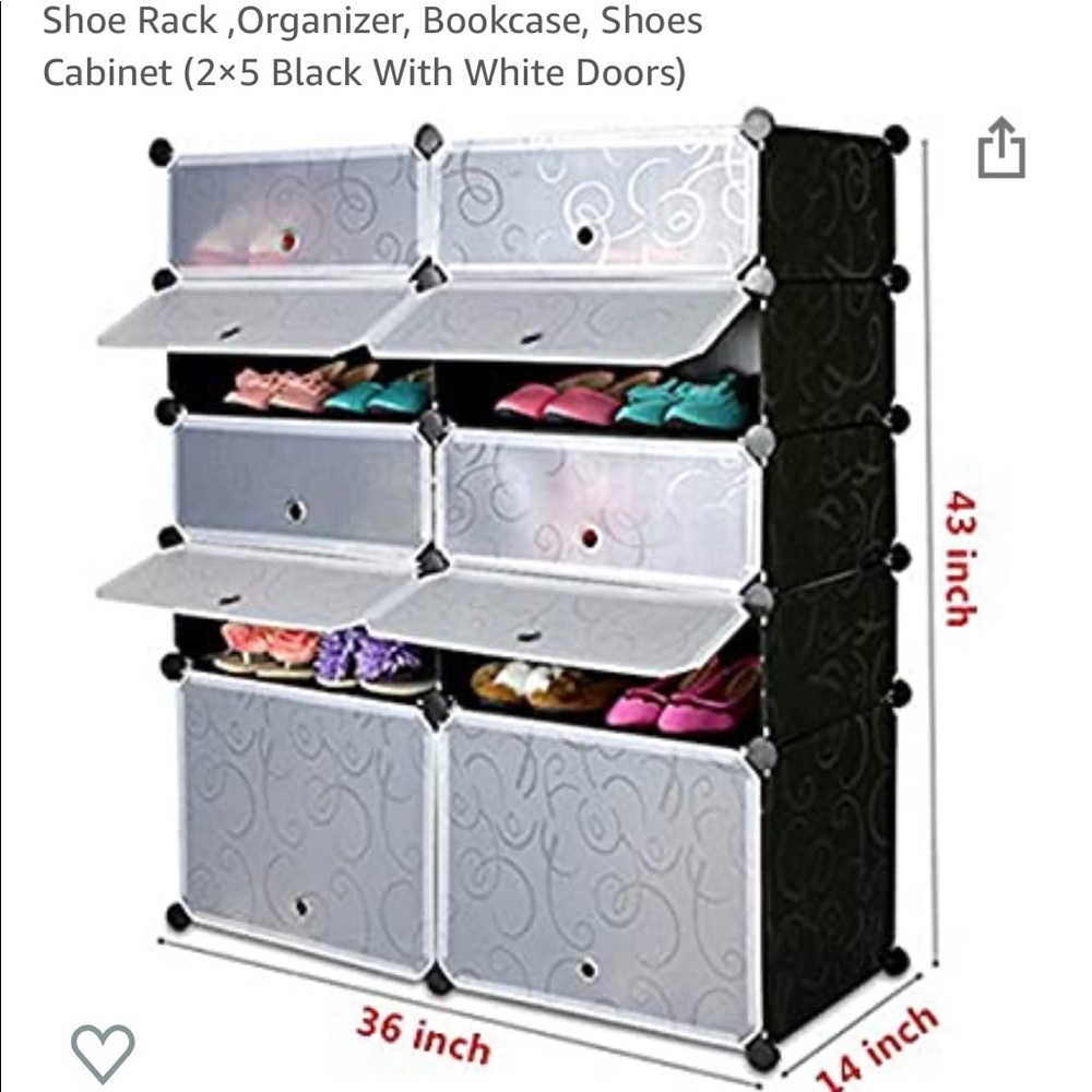 Shoe Storage, or book organizer